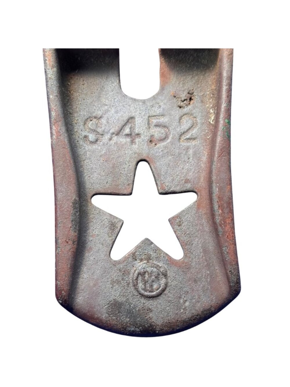 S452 Industrial Case IH Pedal Star Cut Out Rat Rod 30's 40's Binder Mower Pedal - Picture 3 of 7